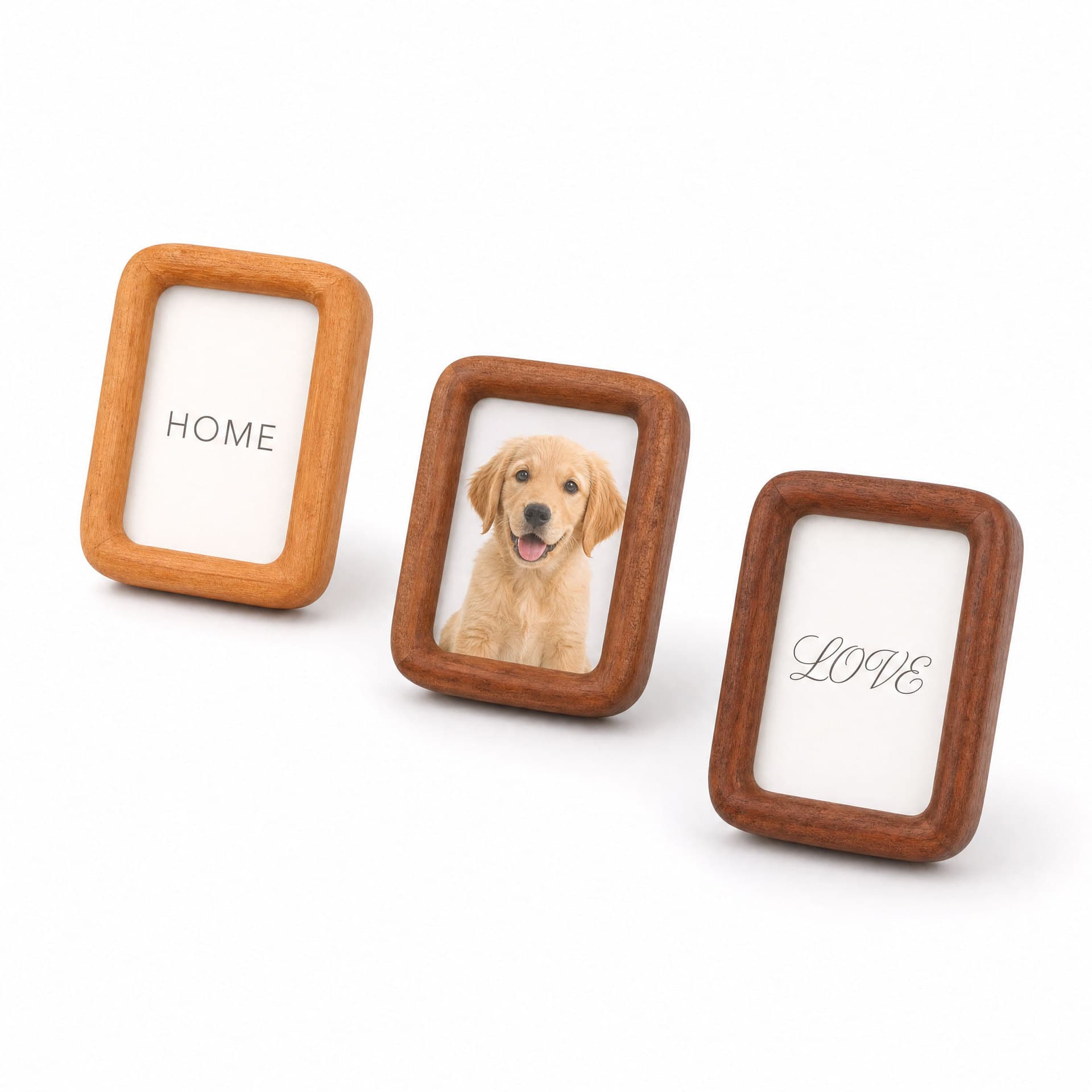 Mortise and Tenon Solid Wood Photo Frame Creative Fridge Magnet Company Annual Meeting Festival Employee Gift Dresser Entryway Display Empty Frame