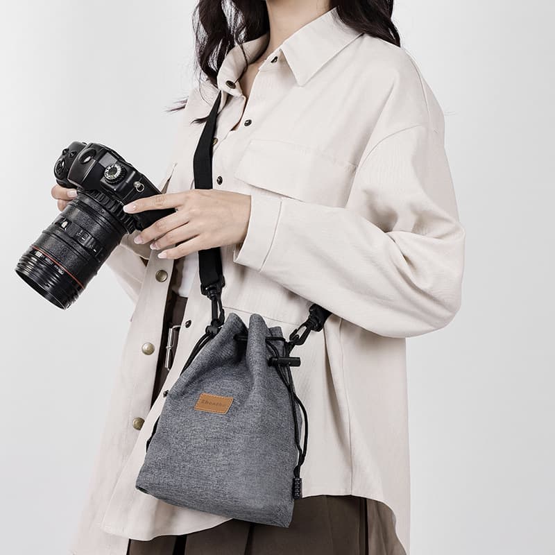 Camera Bag Storage Pouch Insert Protective Case for Canon R50, Sony Z30, Fuji XT30 XS20