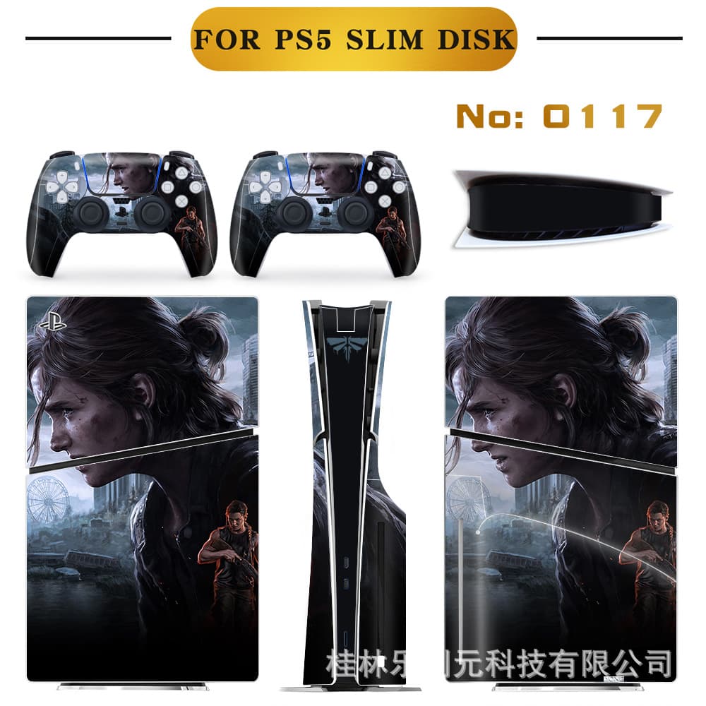PS5 Slim Console Sticker Black Myth Optical Drive Edition Digital Edition Reusable Decal Sticker Drop Shipping Factory Wholesale