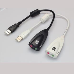 5H External USB Sound Card 5Hv2 Headset Converter 7.1 Desktop Laptop Accessory
