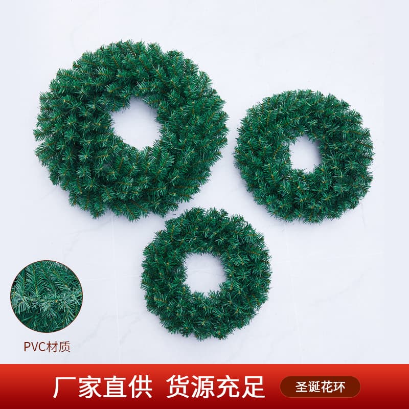 Amazon Bestseller 40/50/60cm Vine Christmas Wreath for Display and Scene Decoration
