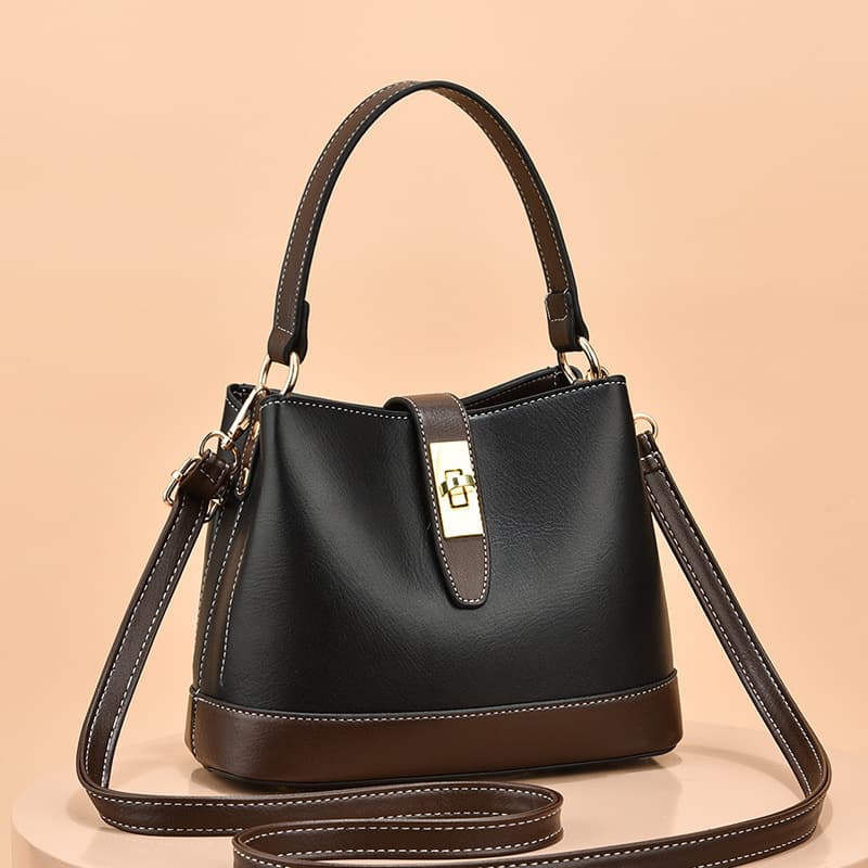 Handbag Bucket Bag for Women 2025 Fall New Style Textured Niche Large Capacity Shoulder Crossbody Bag