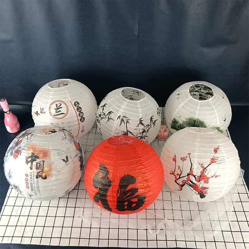 Wholesale Handheld Mid-Autumn Festival Lanterns, Chinese Wedding Decorations, Handmade Lanterns, First Birthday Gifts, National Trend Vintage Lantern Stands