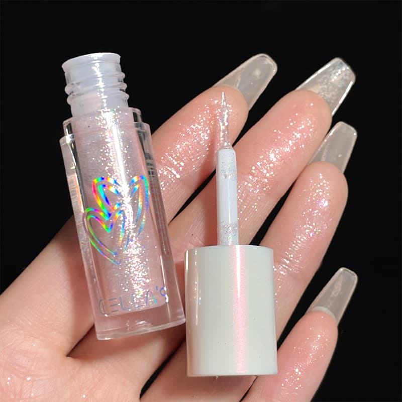 Gellas Liquid Eyeshadow Teardrop Eyeshadow Silkworm Brightening Liquid Pearlescent Fine Shimmer Eyeshadow