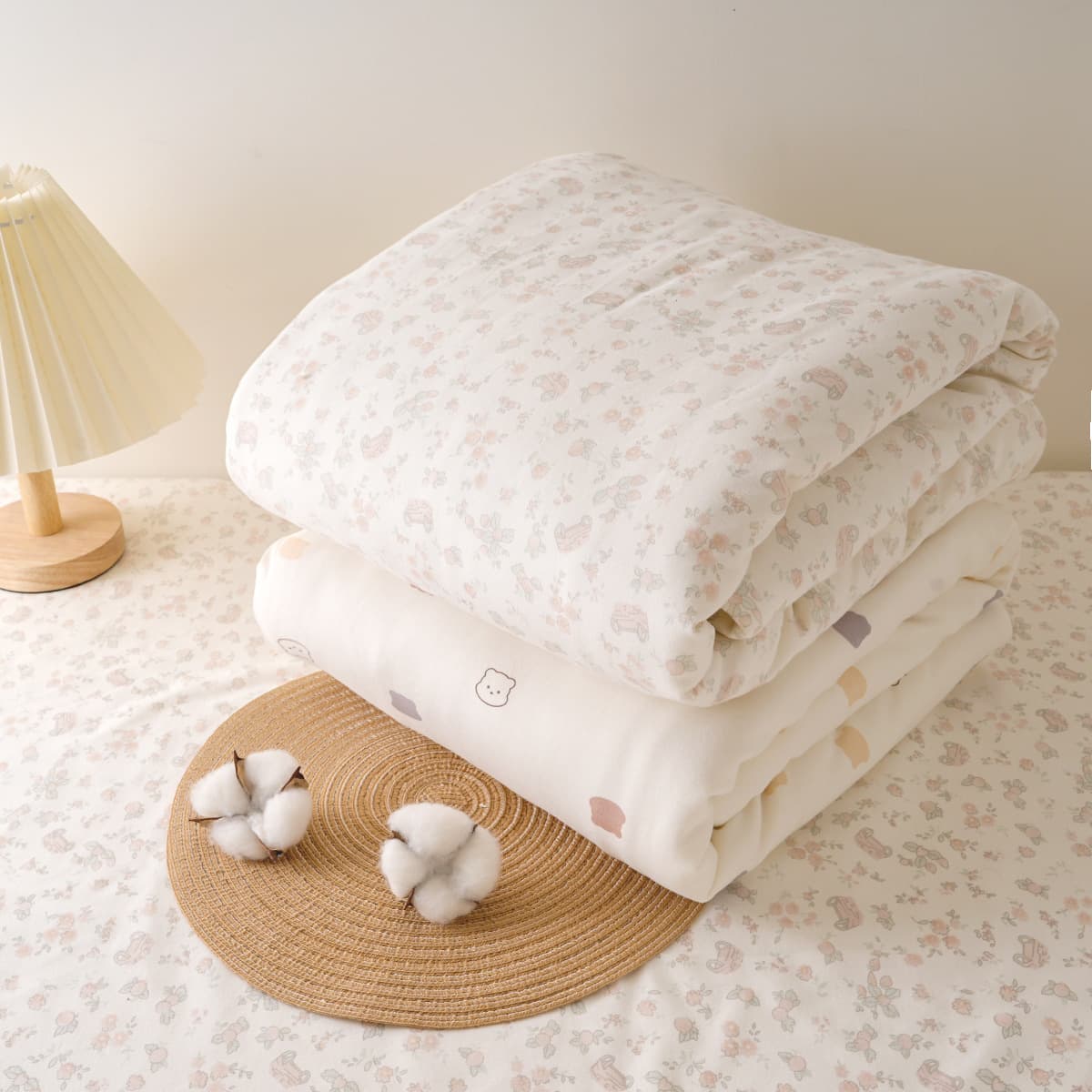 Baby Quilt Spring/Autumn/Winter Cotton Cover Children's Blanket Kindergarten Nap Cover All-Season Universal
