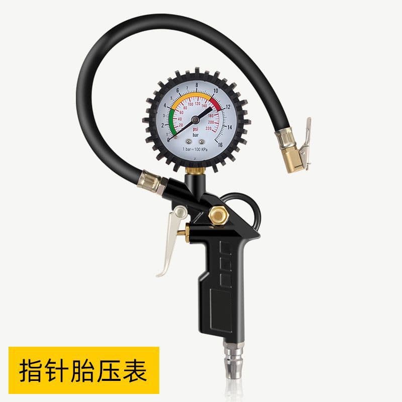 Tire Pressure Gauge, High-Precision with Inflation Head for Cars, Inflation Tire Pressure Gauge, Digital Display Monitor