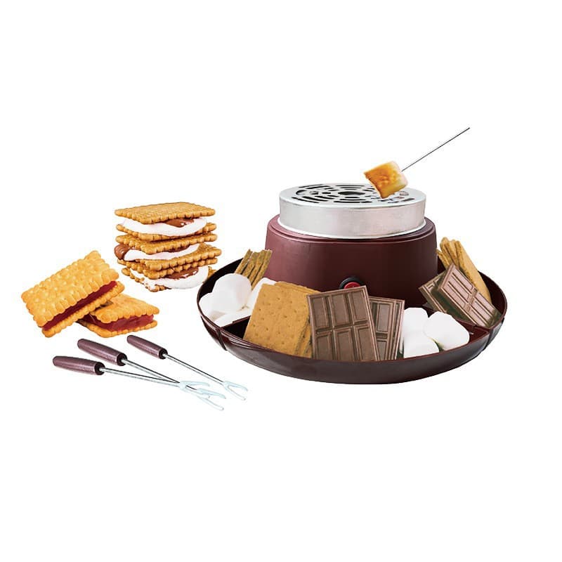New roasted marshmallow machine chocolate pot electric hot pot cheese melting pot two-in-one fruit plate party artifact melting