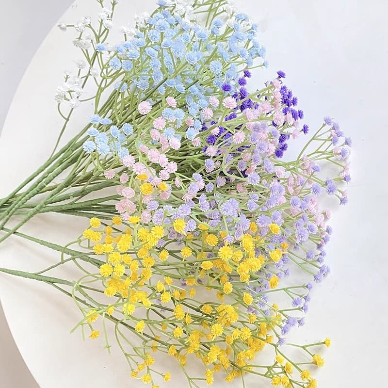 Baby's Breath Artificial Flowers for Photography Props, Wedding Decoration, Floral Arrangement, Bouquet, Engagement Bouquet, Artificial Flowers