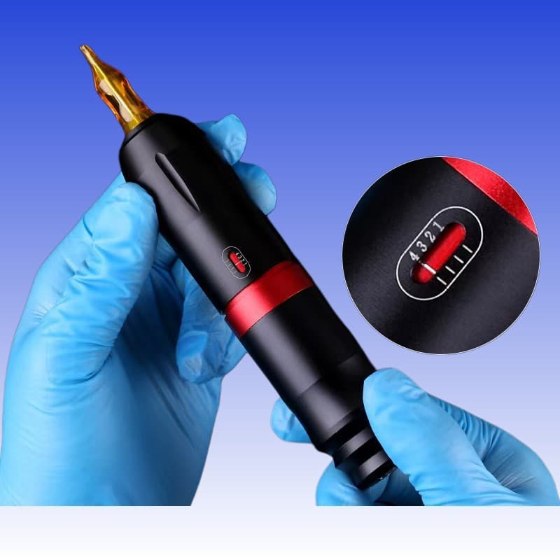 V6 Rocket Tattoo Pen Power Supply Tattoo Machine Motor Machine for Beginners Line Shading Combo Machine RCA Cross-border