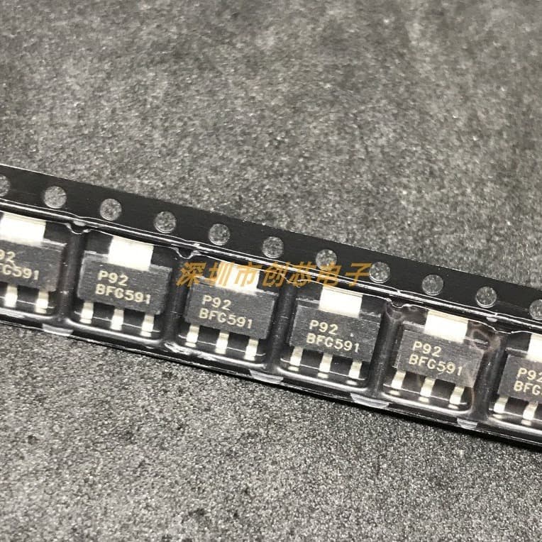Brand new in stock BFG591 SMD SOT223 NPN high-frequency transistor, 7GHz broadband transistor
