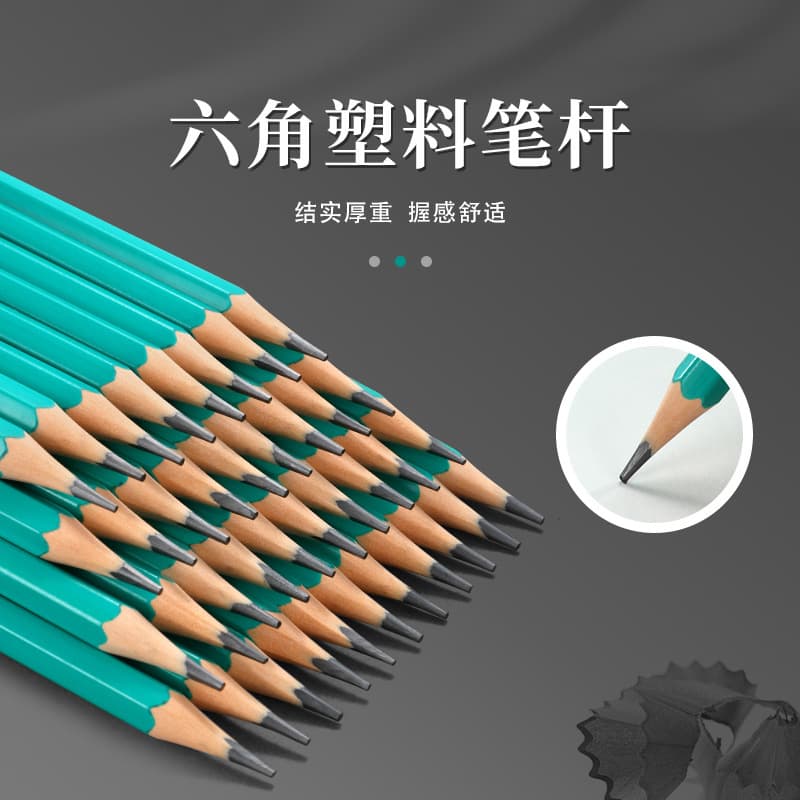 Student and Children's Writing Pencil Set, Break-Resistant for Calligraphy, Drawing and Sketching, Colored Pencils with Eraser, Wooden