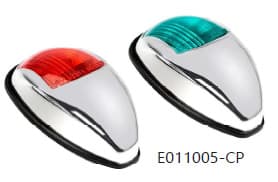 Various Left Red Right Green Side Lights, Yacht Navigation Lights, Stainless Steel Marine Boat Lights