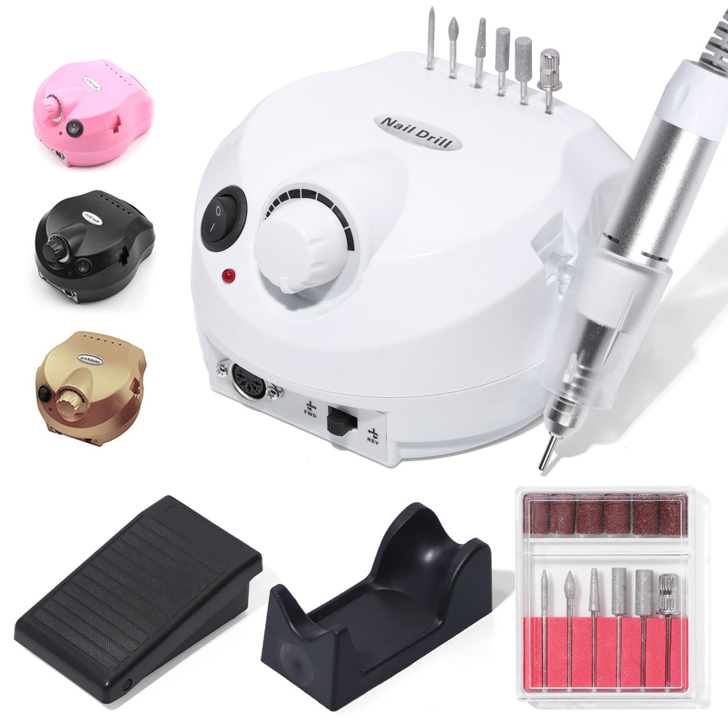 Factory Direct Cross-Border Nail Art 202 Grinder Electric Nail Removal Machine Nail File Pen Style Nail Grinding Tool