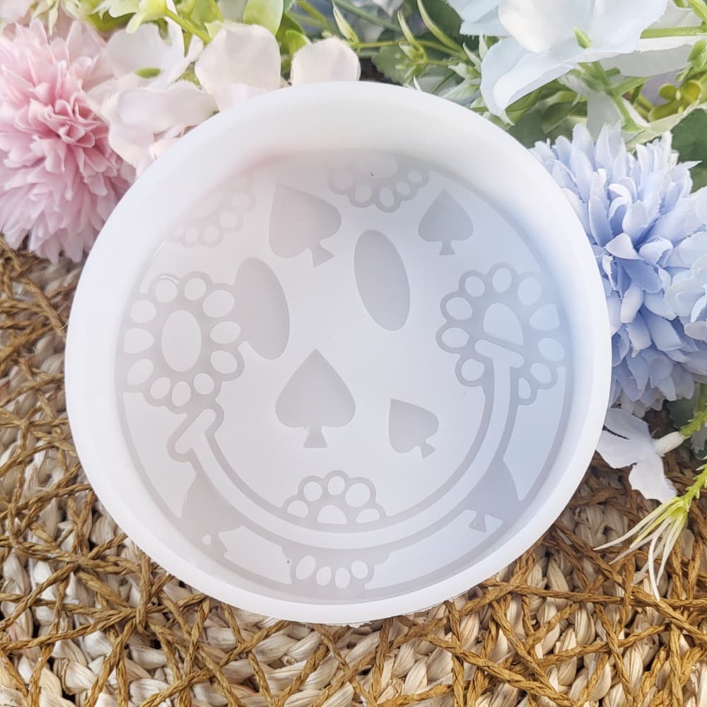 Z0090 Flower Smile Aroma Mold Crystal Resin Mold Silicone Mold DIY Decoration Silicone Mold