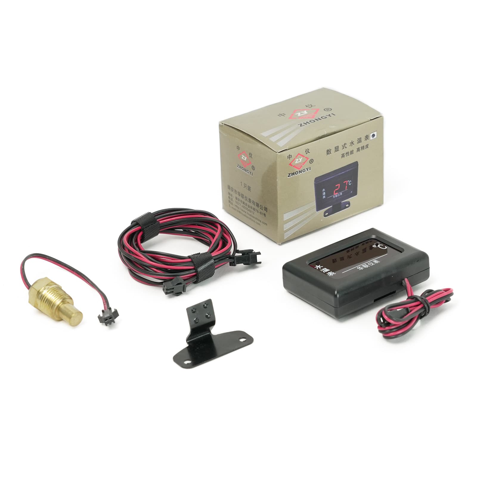 Clearance!! Car Truck Excavator Forklift 12V/24V Universal Electronic Digital Water Temperature Gauge Digital Display Modification