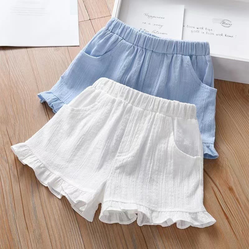 Girls Summer Cotton Shorts 2025 New Trendy Casual Fashionable Ultra-Thin PP Pants for Toddlers and Kids