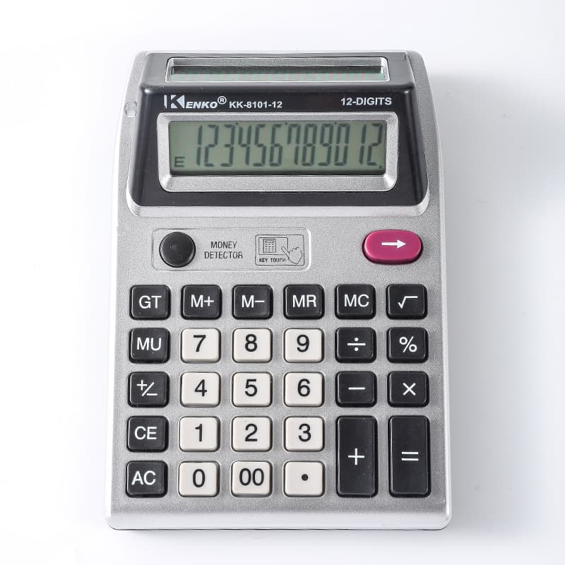 12-Digit Dual-Screen Desktop Calculator Wholesale, Financial Accounting Office-Specific 8101 Computer