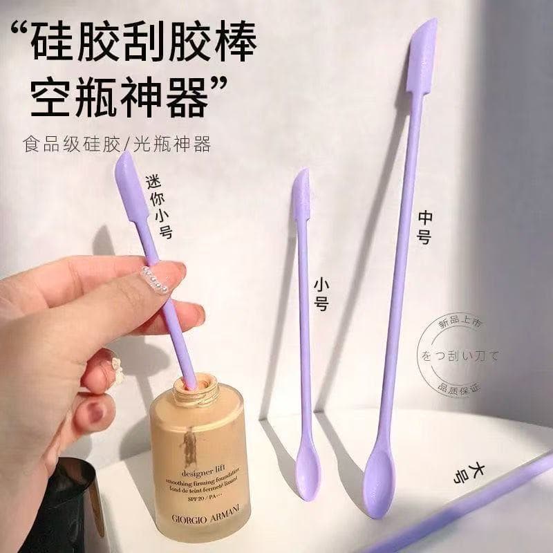 Eye cream scoop sample silicone spatula scoop lotion tool foundation liquid face cream spoon eye cream packaging