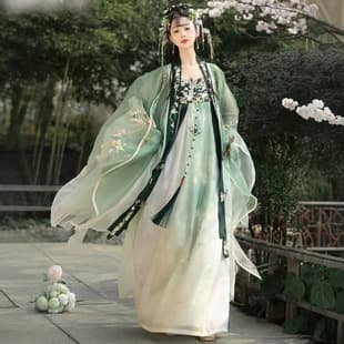 Yulu Qingyao Tang-Style Hezi Skirt Hanfu Women Set 2026 New Spring/Summer Chest-Level Super Fairy Daily Ancient Costume