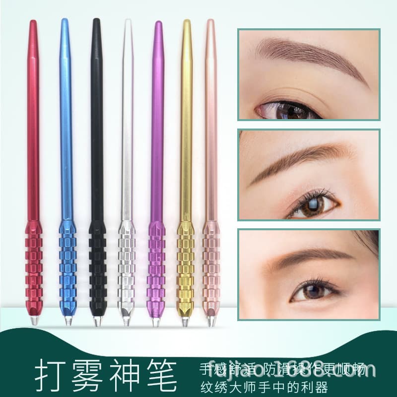 High-end Tattoo Manual Shading Pen, Genuine Mist Shading Pen, Round 3 Round 5 Eyebrow Tattoo Pen, Semi-permanent Supplies Tool
