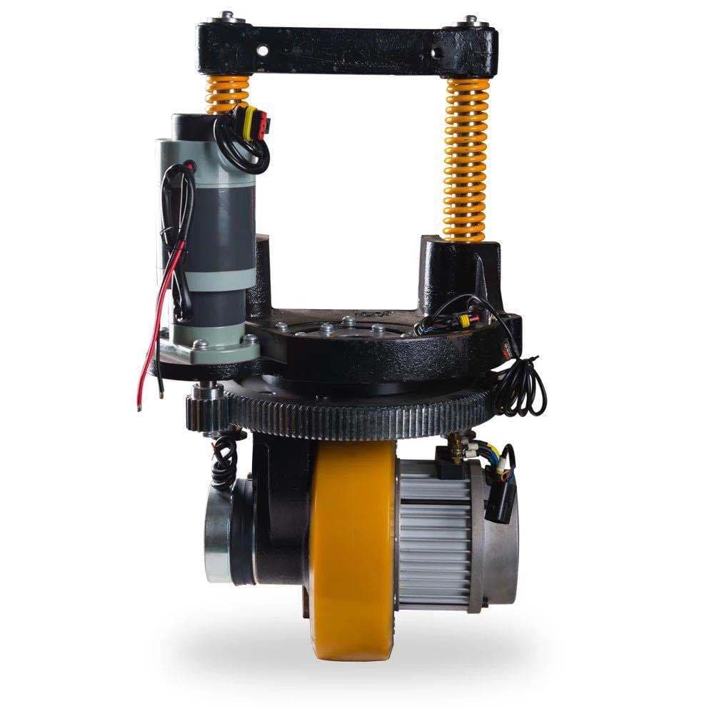 Gova 250mm Wheel Diameter Vertical Steering Wheel Intelligent AGV 1500W Drive Power Steering with Floating Frame Steering Wheel