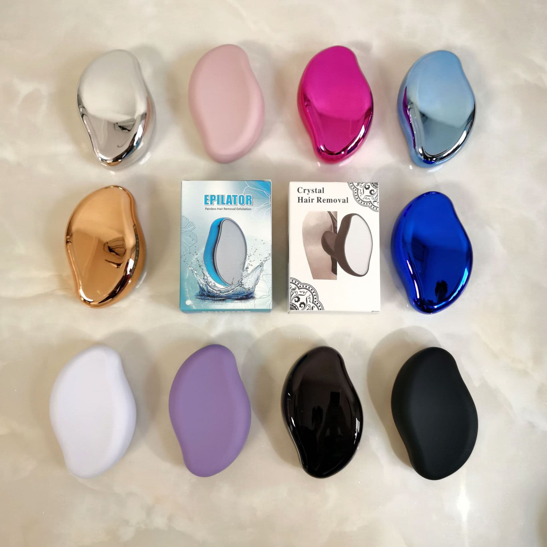 Cross-Border New Crystal Hair Remover, Glass Hair Remover, Nano Glass Hair Remover, Safe Painless Hair Removal