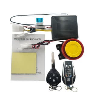 Emergency Dual Flash Alarm Prompt Remote Control Motorcycle Anti-Theft Alarm 12V Universal for Parking Lot Vehicle Finding
