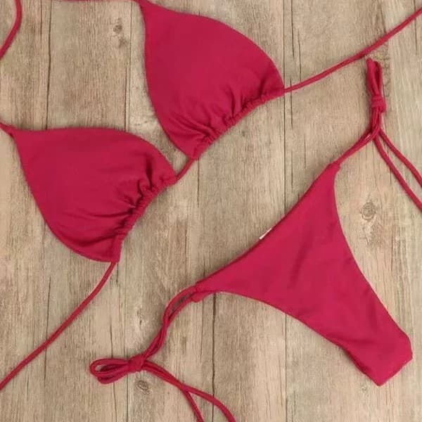 Export Swimwear Bikini Hot Summer Padded Women's Two-Piece Sexy Traditional Women's Sexy Clothing
