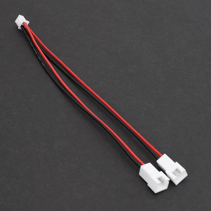 XH2.54 1-to-2 adapter terminal block, 2.54mm pitch, 1 male to 2 female, thickened 0.22mm wire.