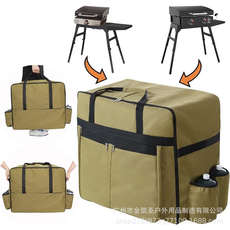 Factory Hot-selling Large Capacity BBQ Tool Storage Bag with Grill Dust Cover