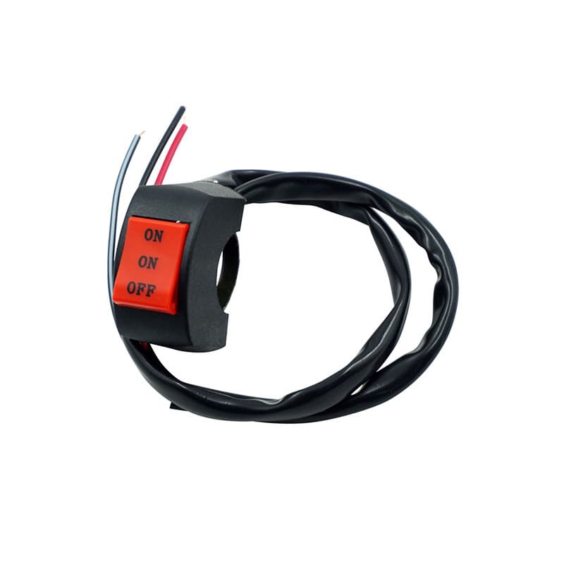 Motorcycle Led Spotlight Switch, High and Low Beam Three-Speed Three-Wire Headlight Switch, Motorcycle Handlebar Modification Switch