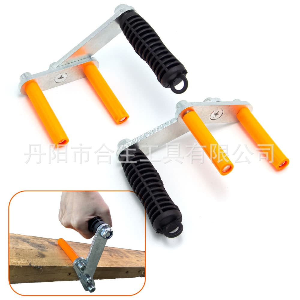 Hand-carry slab and large stone panel, door and window glass transport labor-saving lifting clamps.