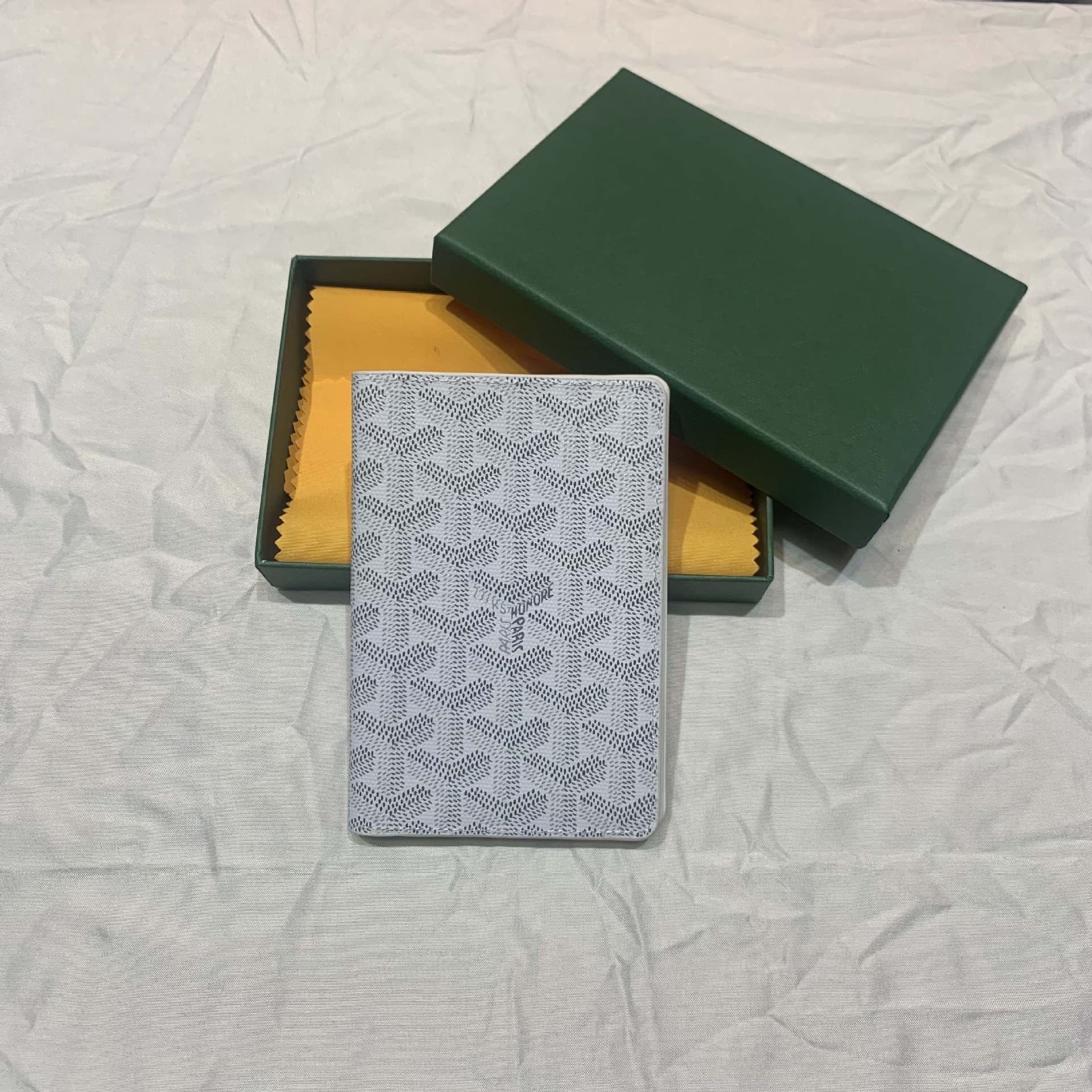 [Genuine Leather] Dog Tooth Passport Holder Multi-Color Document Pouch Passport Wallet Ticket Travel Organizer