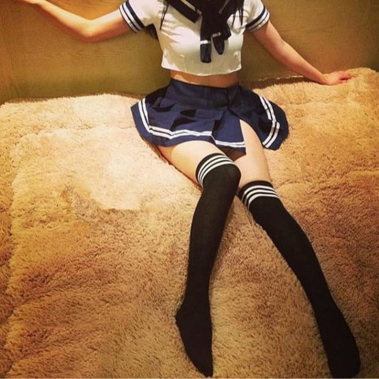 Long Night Sexy Lingerie Passion Set Innocent Look Uniform Temptation Stage Performance Outfit Women 1205