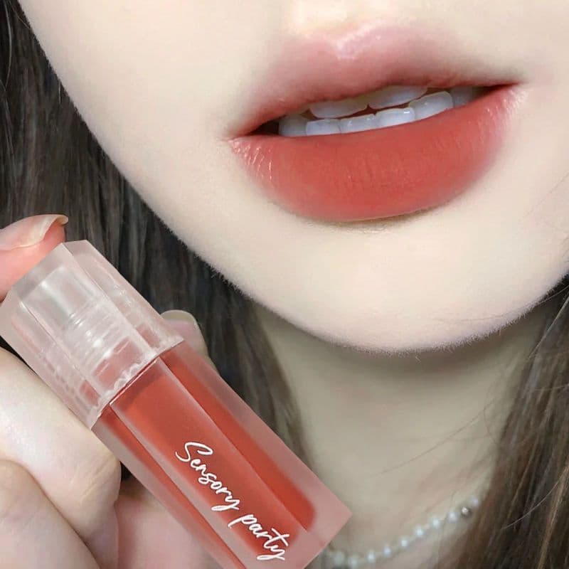 Sensory Party Matte Velvet Lip Mud Lip Gloss Long-Lasting Lipstick Cross-Border New Product TikTok Kuaishou