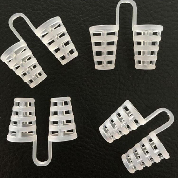 Factory Direct Hollow Snore Stopper Nasal Dilator Food-Grade Soft Silicone Anti-Snoring Device