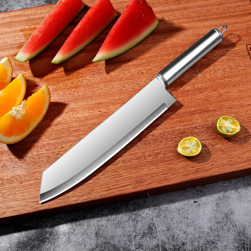 Large Extended Watermelon Cutting Blade, Stainless Steel Fruit Knife, Specialized for Dormitory Students, Household Fruit Knife