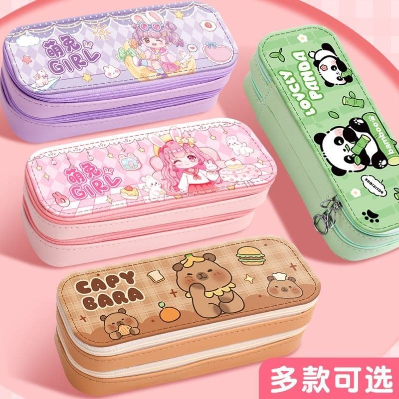Panda New Style Pencil Case for Girls, Cute High-Value Pencil Bag for Boys, Large Capacity Cartoon