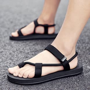 Factory Wholesale Men's Sandals, Outdoor Driving Sandals, 2-in-1 Casual Beach Shoes, Summer Cross-Border Trend, In Stock