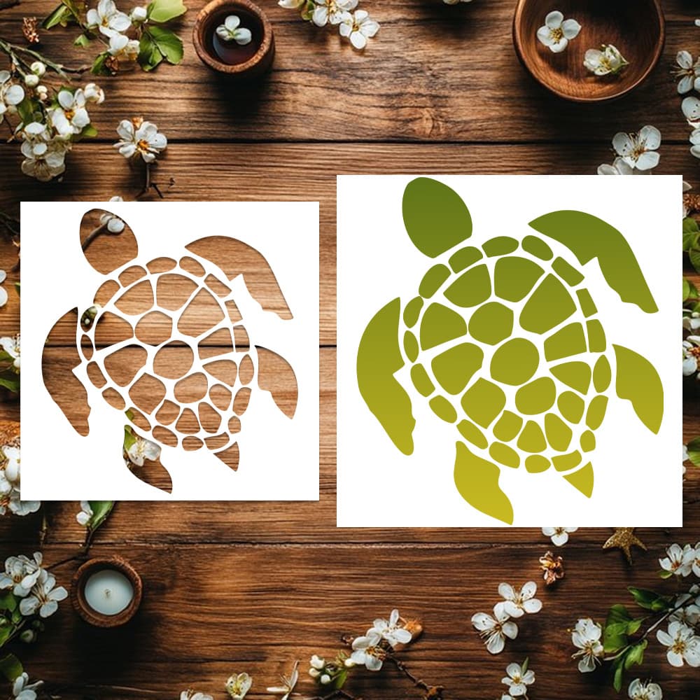 Stencil PET Template 20251030-73 Pattern for Journal Decoration, Spray Painting, Paper Craft, DIY Drawing, and Tracing Board