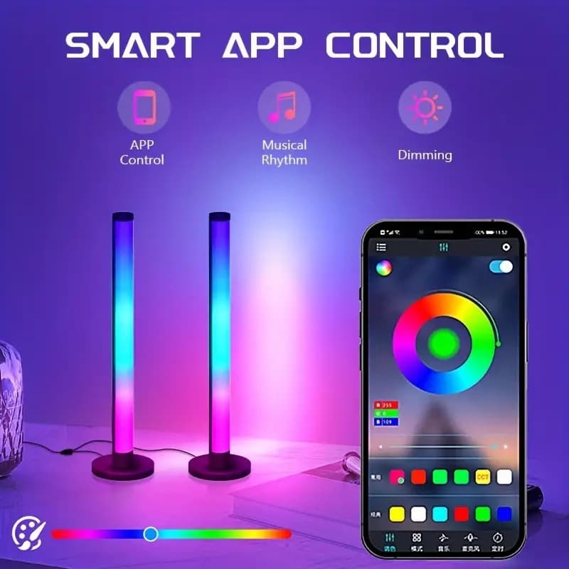 Bestselling LED Desktop Color-Changing Sound-Activated Light, Gaming Desktop Music Rhythm Light, RGB Desktop Ambient Light