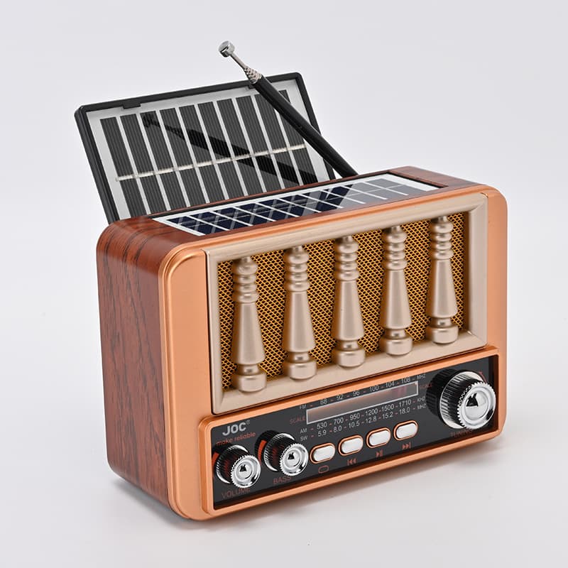 New Style Vintage Bluetooth Speaker Portable Multi-Function Wooden Box Radio Card-Insert Radio Factory Stock Wholesale