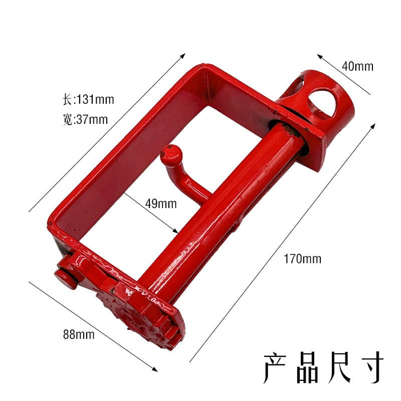 Truck Ratchet Strap Tightener Manual Winch Heavy Duty Welded Tie-Down Ratchet Winch