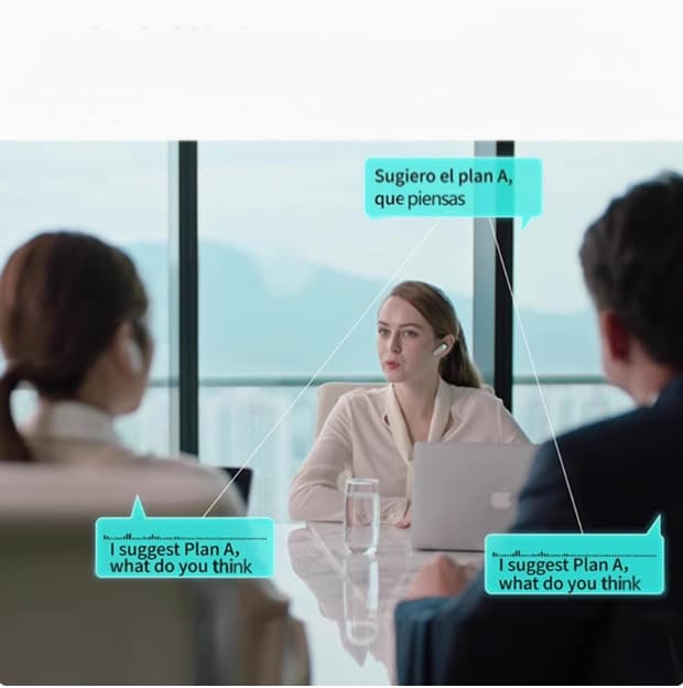 Timekettle WT2edge Simultaneous Translation Earpiece Business Interpreter Travel Abroad Multilingual Learning