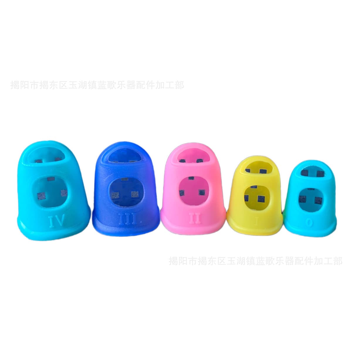 Guitar Finger Sleeves, Silicone Finger Protectors for Anti-Pain Beginner Practice, String Pressing and Strumming Picks
