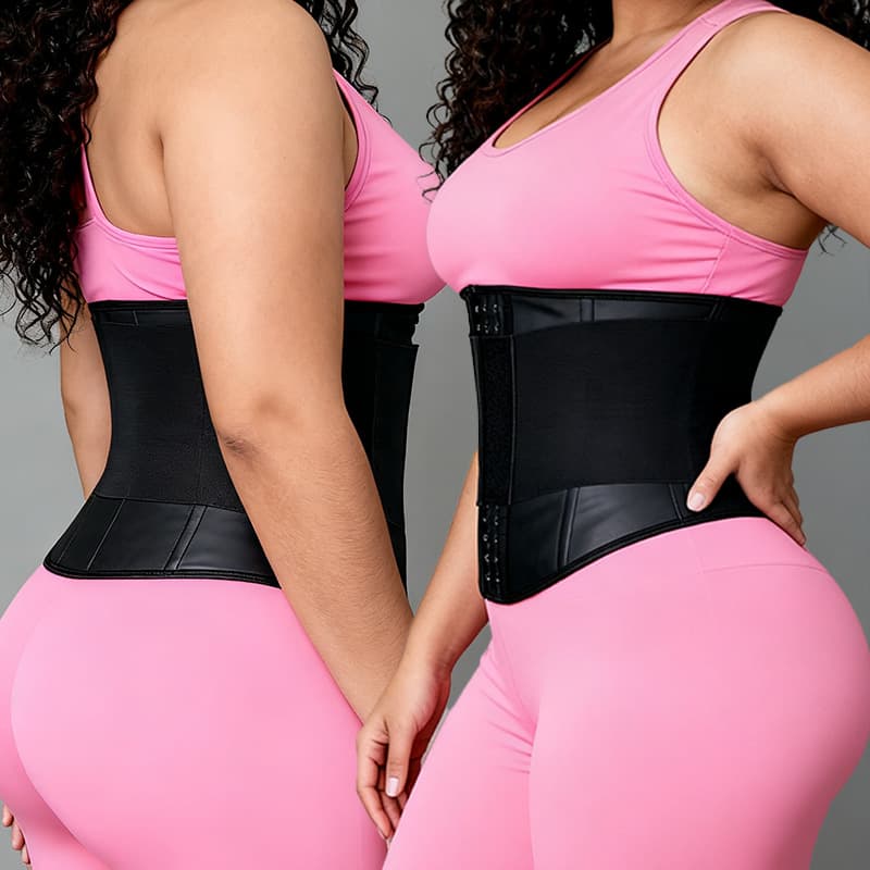 Cross-Border Latex Waist Belt Elastic Band Fitness Sports Waist Training Belt Yoga Sweat Belt Waist Belt