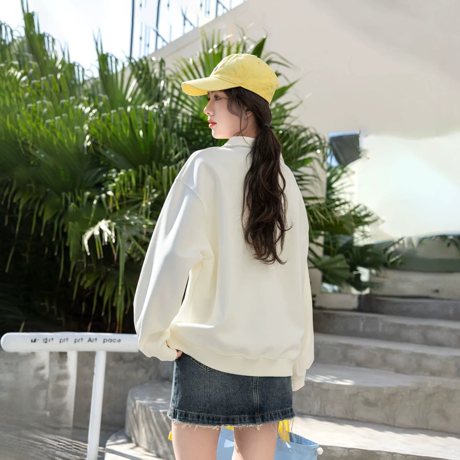 Kids' Hoodie Spring Letter Embroidery Collar 2026 Girls' Casual Top for Teens