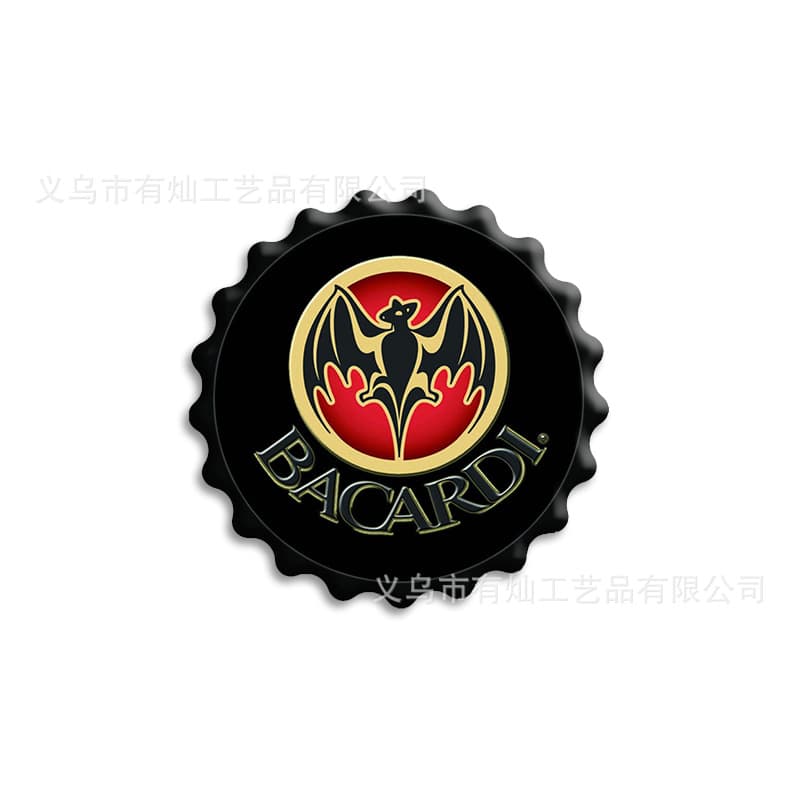 Foreign Trade Classic Car Cafe Wall Decoration Metal Bottle Cap Tin Sign, Creative Retro Cap Metal Plaque