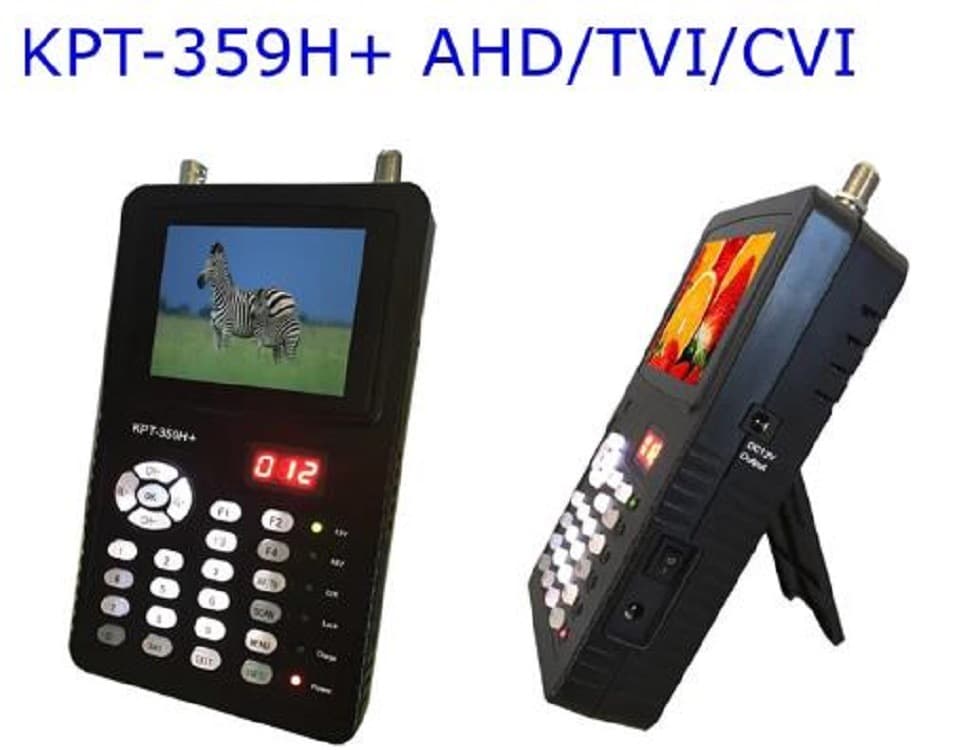 3.5" KPT-359H+AHD CVI AVI Finder Monitor AHD Satellite Finder 359H Plus