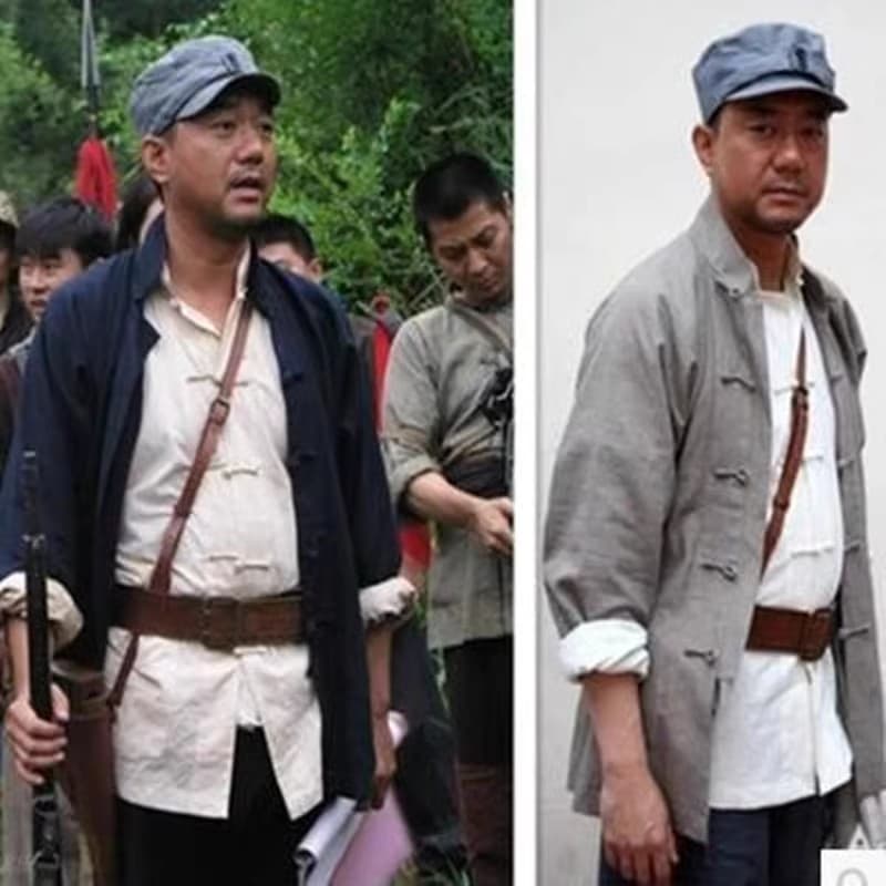 Eighth Route Army Performance Costume, Anti-Japanese Guerrilla Film Costume, Armed Workers Team, Militia, Northern Shaanxi Farmer Performance Outfit